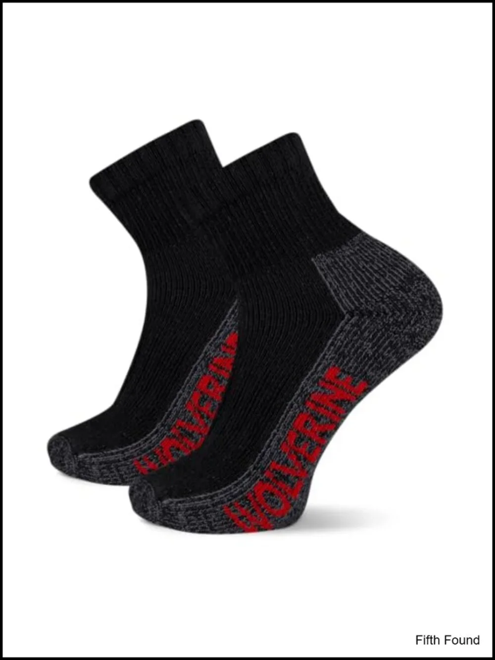 Steel Toe Work Boot Ankle Socks - 2 Pairs - Durable Cushioning Men's Cotton